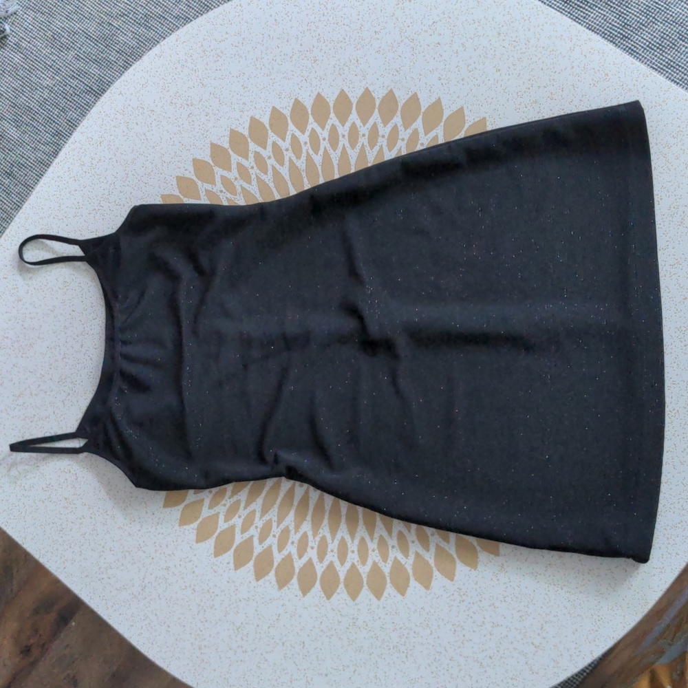 Black y2k mini dress